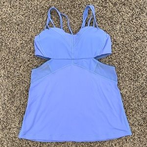 Liululemon size 4 periwinkle tank